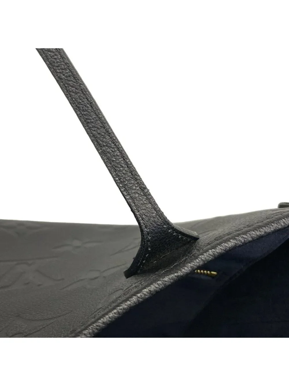 Louis Vuitton Tote Bag Monogram Empreinte Neverfull MM Noir Leather Cowhide
